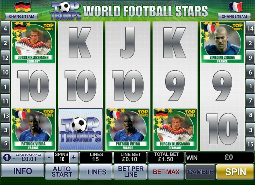 Top Trumps Football Stars slots